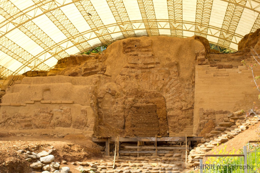 Ancient arched gates at Tel Dan. Entrance into Canaan along the trade route from Damascus