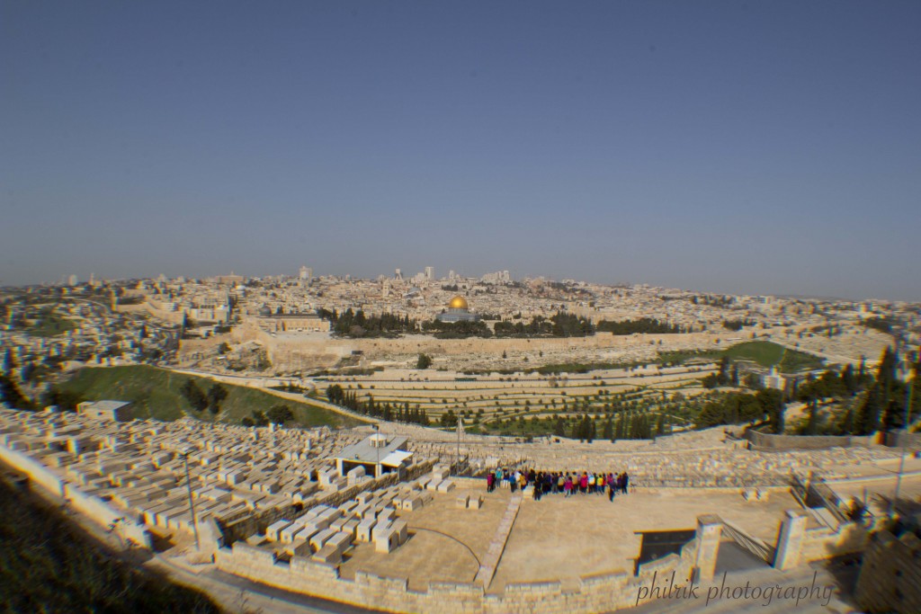 Jerusalem from the top of the Mount of Olives